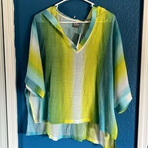 SoHo New York and Company size S (oversized) blues with hoodie